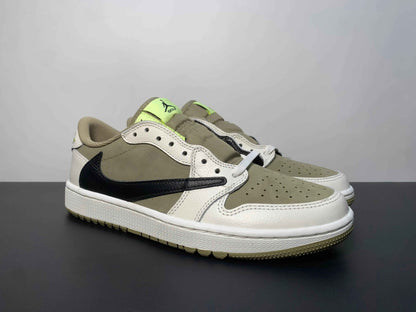 Custom Travis Scott x Air Jordan 1 Low Golf TS DM7866-01
