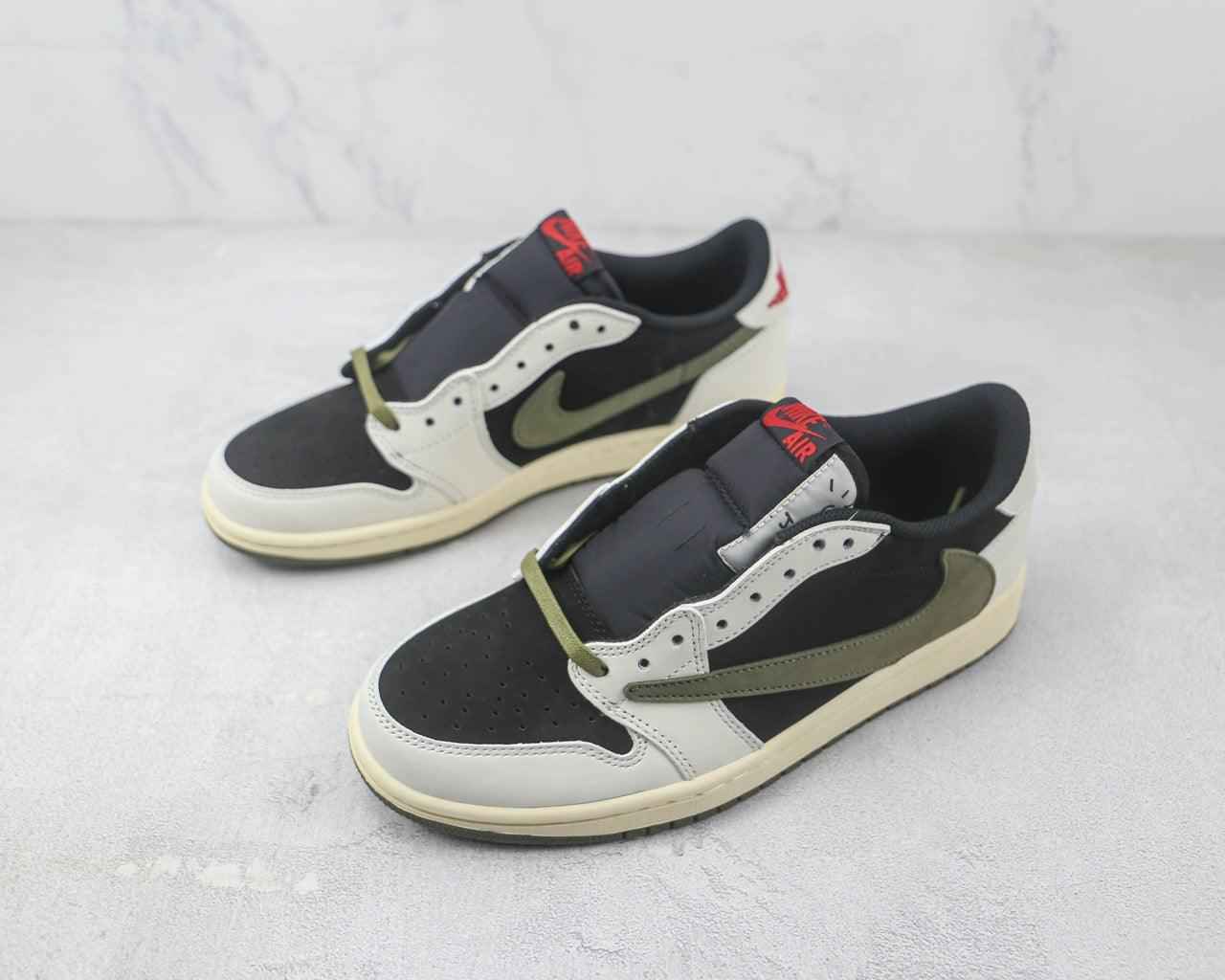Custom Travis Scott x Fragment x Air Jordan 1 Low DZ4137 106
