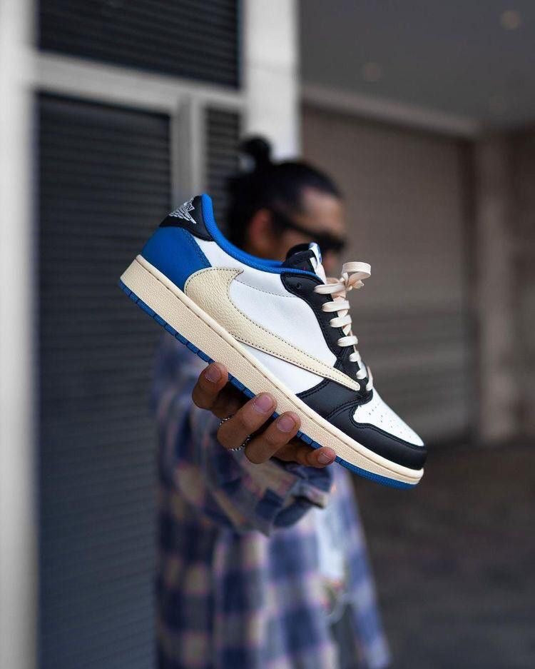 Custom Air Jordan 1 Low Fragment x T-Scott - DM7866-140 - Sneakernational