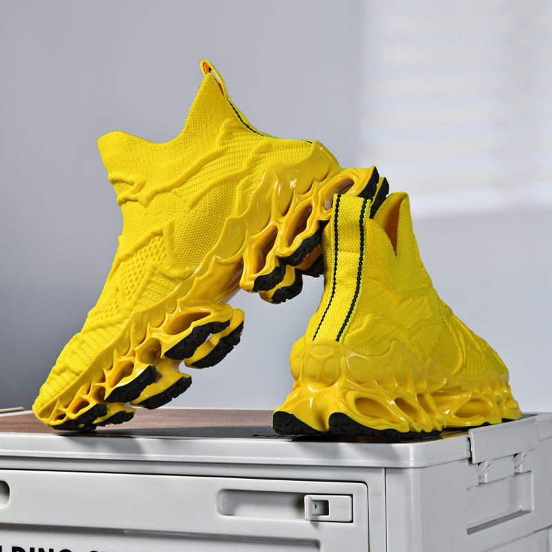FURY 'Lord' X9X Sneakers - Cyber Yellow - Sneakernational