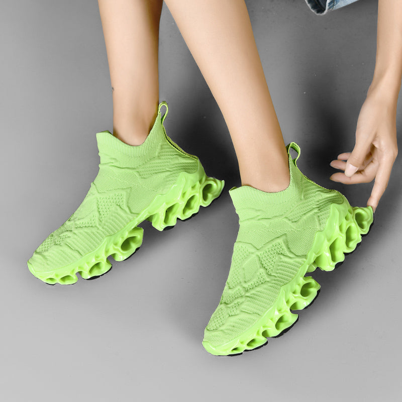 FURY 'Lord' X9X Sneakers - Neon Green - Sneakernational