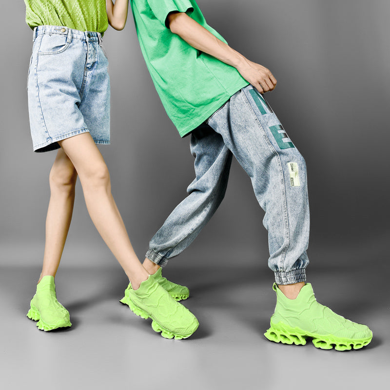 FURY 'Lord' X9X Sneakers - Neon Green - Sneakernational