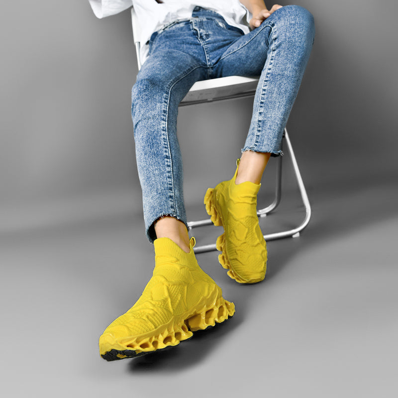 FURY 'Lord' X9X Sneakers - Cyber Yellow - Sneakernational