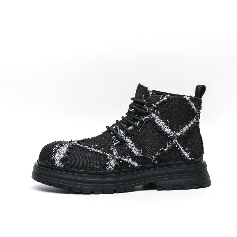 MLB LTHR-05 Textured High-Top Boots - Sneakernational