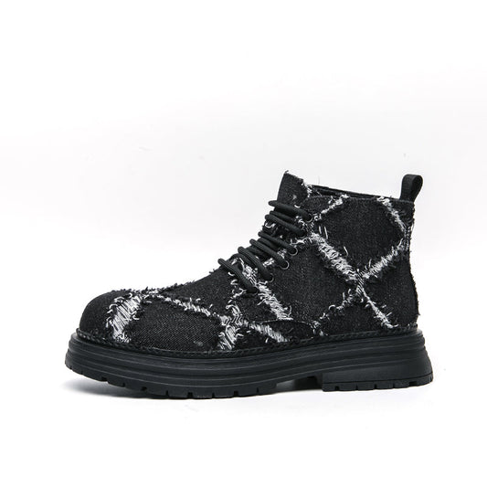 MLB LTHR-05 Textured High-Top Boots - Sneakernational