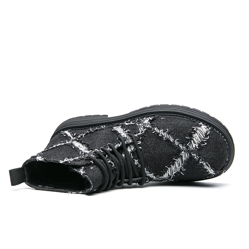 MLB LTHR-05 Textured High-Top Boots - Sneakernational