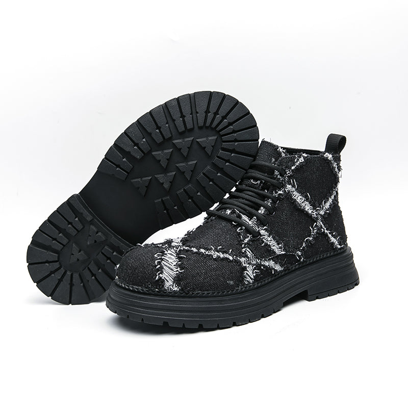 MLB LTHR-05 Textured High-Top Boots - Sneakernational
