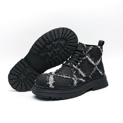 MLB LTHR-05 Textured High-Top Boots - Sneakernational