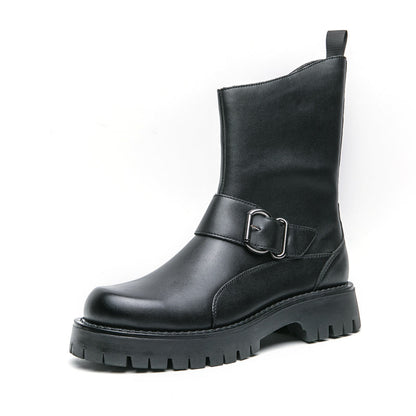 MLB LTHR-11 Rugged Mid-Calf Boots - Sneakernational