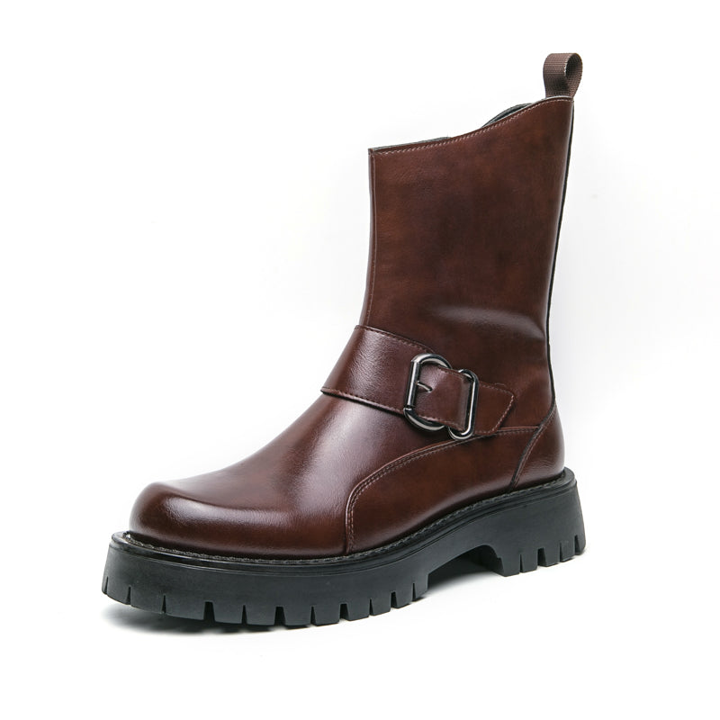 MLB LTHR-11 Rugged Mid-Calf Boots - Sneakernational