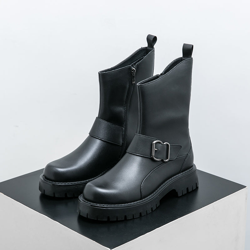 MLB LTHR-11 Rugged Mid-Calf Boots - Sneakernational