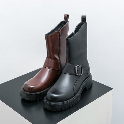 MLB LTHR-11 Rugged Mid-Calf Boots - Sneakernational