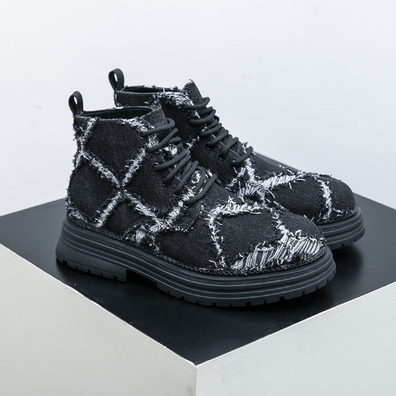 MLB LTHR-05 Textured High-Top Boots - Sneakernational