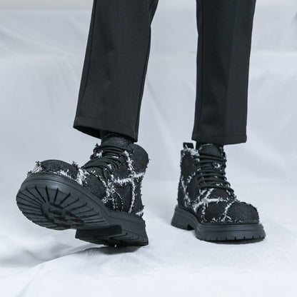 MLB LTHR-05 Textured High-Top Boots - Sneakernational