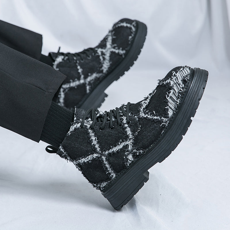 MLB LTHR-05 Textured High-Top Boots - Sneakernational