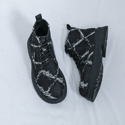 MLB LTHR-05 Textured High-Top Boots - Sneakernational