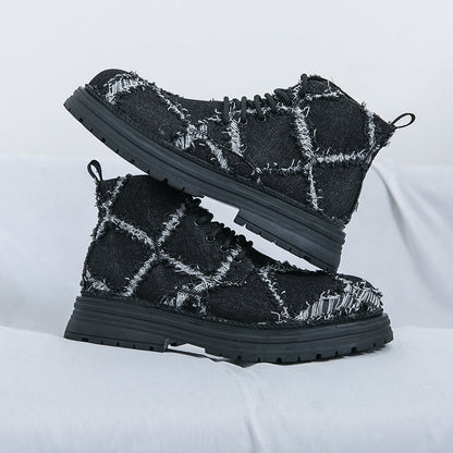 MLB LTHR-05 Textured High-Top Boots - Sneakernational