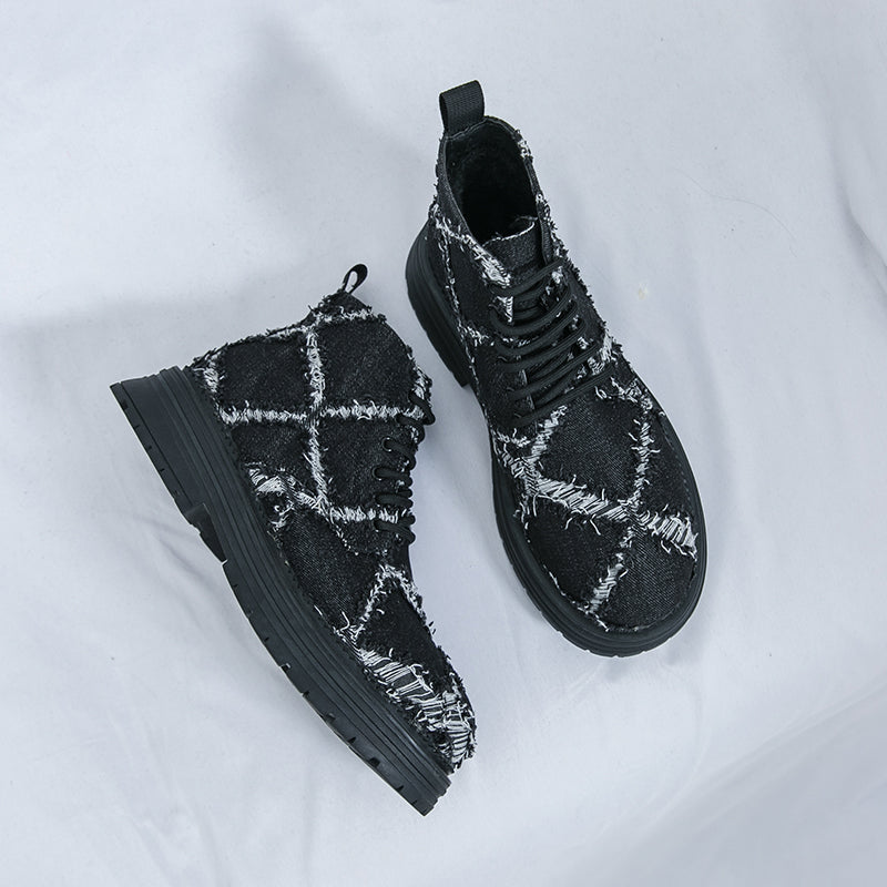 MLB LTHR-05 Textured High-Top Boots - Sneakernational