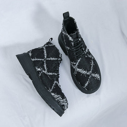 MLB LTHR-05 Textured High-Top Boots - Sneakernational