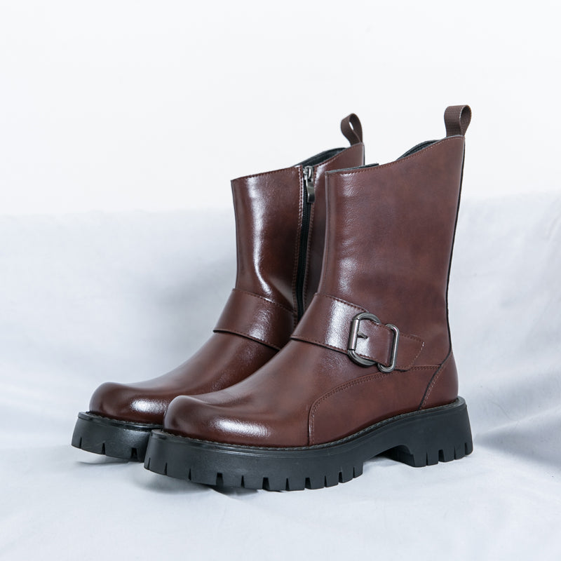 MLB LTHR-11 Rugged Mid-Calf Boots - Sneakernational