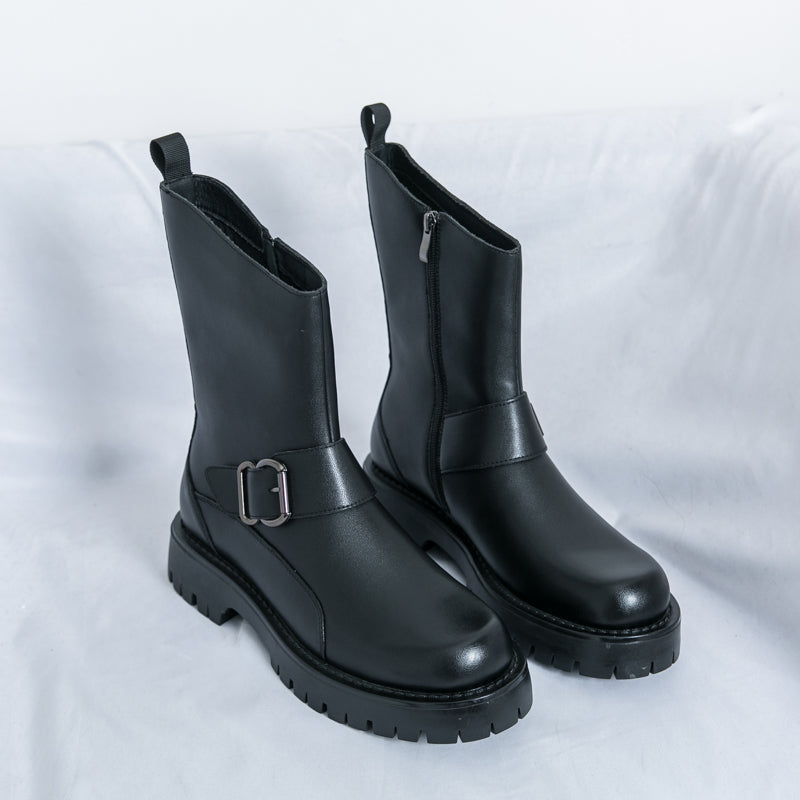MLB LTHR-11 Rugged Mid-Calf Boots - Sneakernational