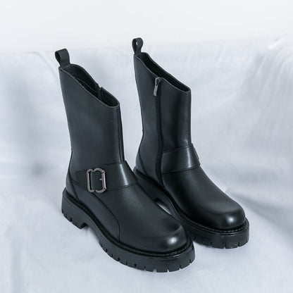 MLB LTHR-11 Rugged Mid-Calf Boots - Sneakernational