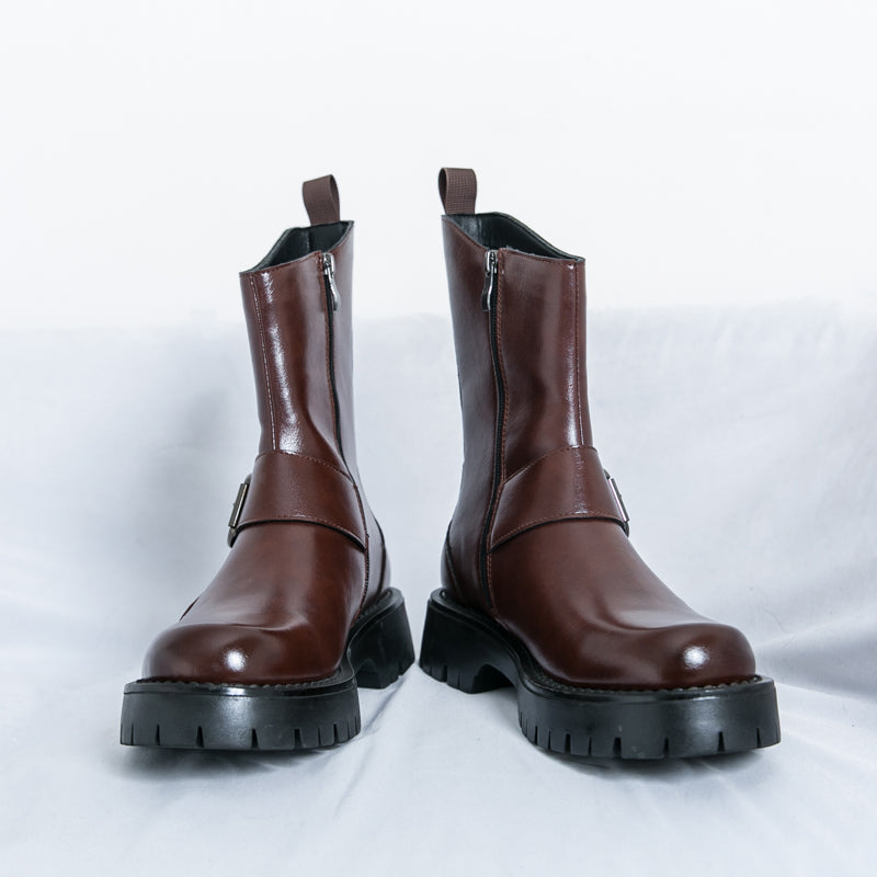 MLB LTHR-11 Rugged Mid-Calf Boots - Sneakernational