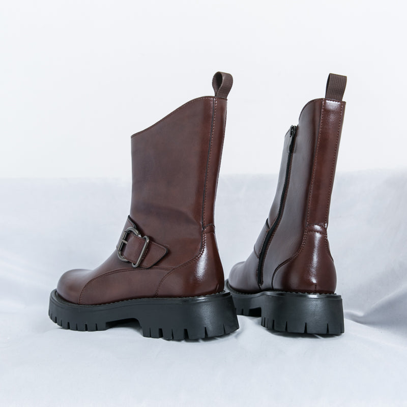 MLB LTHR-11 Rugged Mid-Calf Boots - Sneakernational