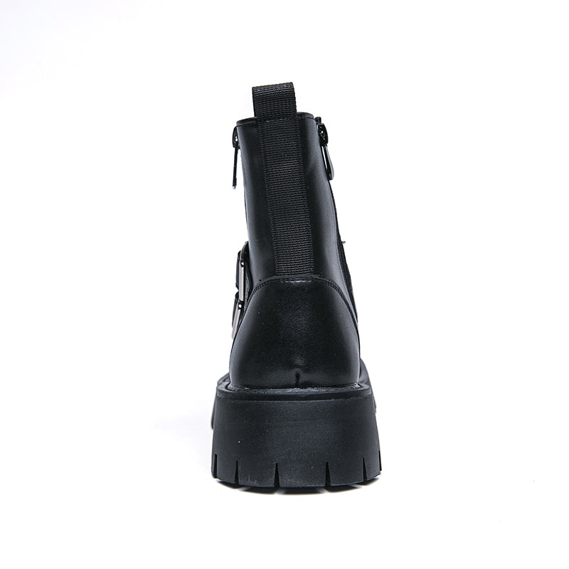 MLB LTHR-10 Dual-Buckle Combat Boots - Sneakernational