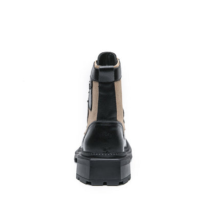 MLB LTHR-08 Square-Toe Combat Boots - Sneakernational