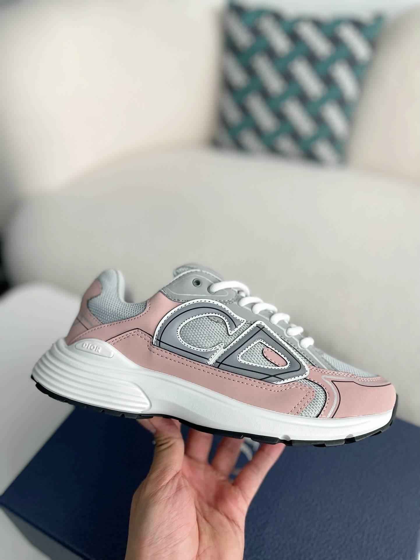 DR B30 Grey Light Pink Sneakers
