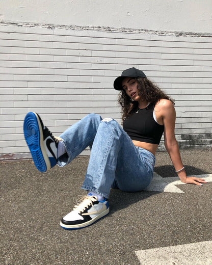 Custom Air Jordan 1 Low Fragment x T-Scott - DM7866-140 - Sneakernational