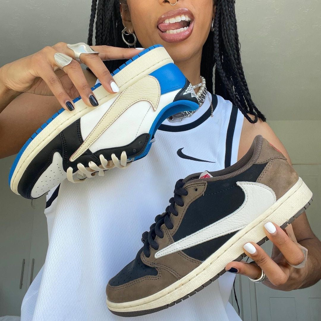 Custom Air Jordan 1 Low Fragment x T-Scott - DM7866-140 - Sneakernational