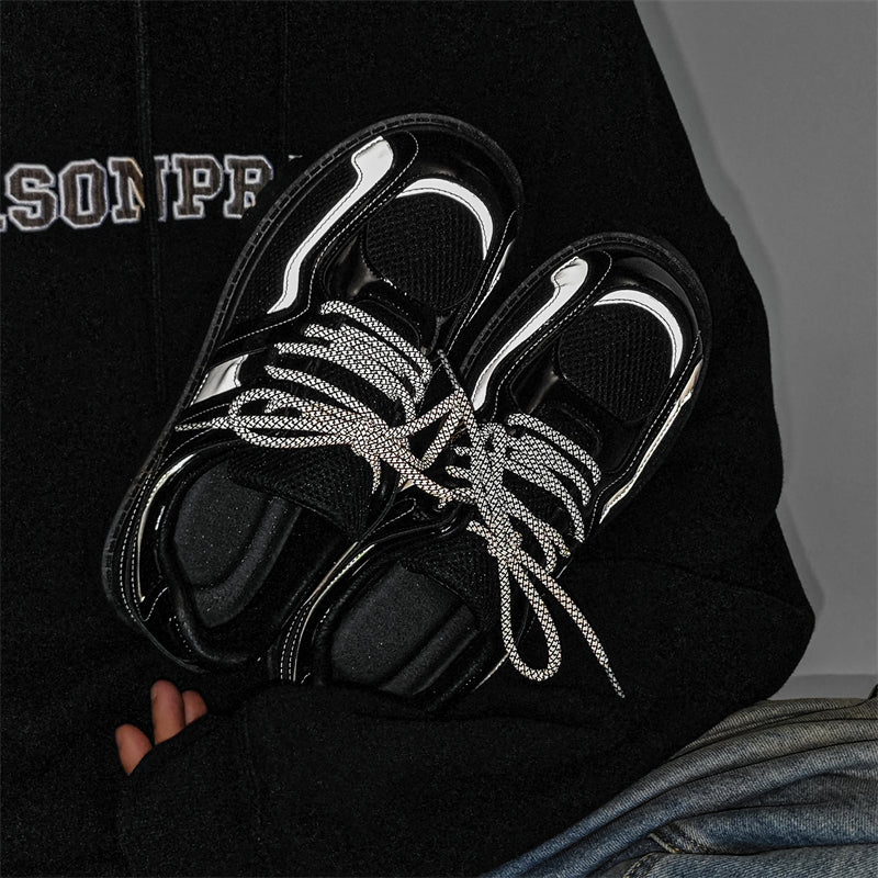 MLB LTHR-17 Reflective Chunky Boots - Sneakernational