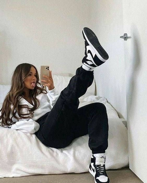 Custom Air Jordan 1 Black Retro High Q - Sneakernational