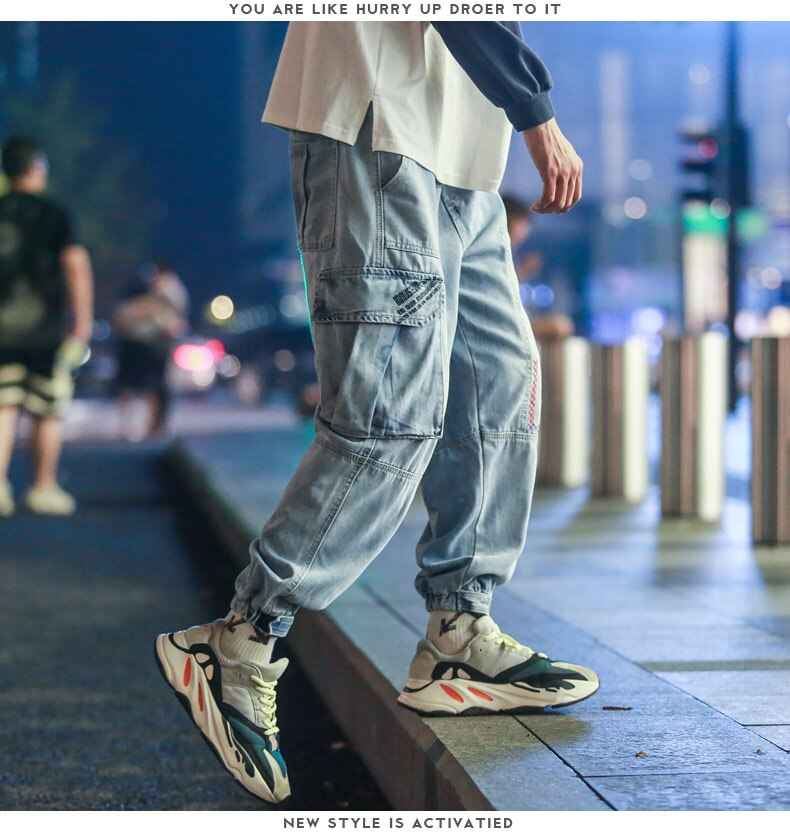 Glacier Blue Color With Side Pockets Pants