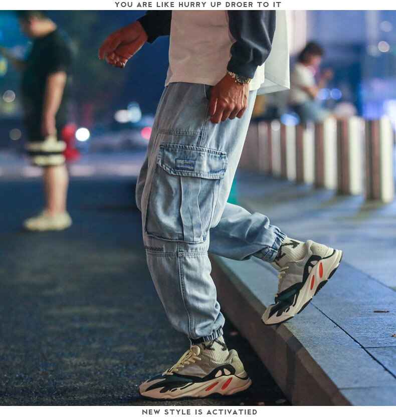 Glacier Blue Color With Side Pockets Pants