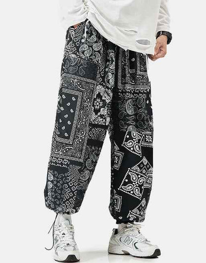 Paisley Bandana Pattern Pants