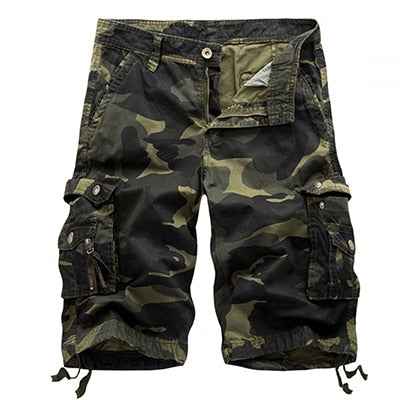 Military Camouflage Vector Shorts