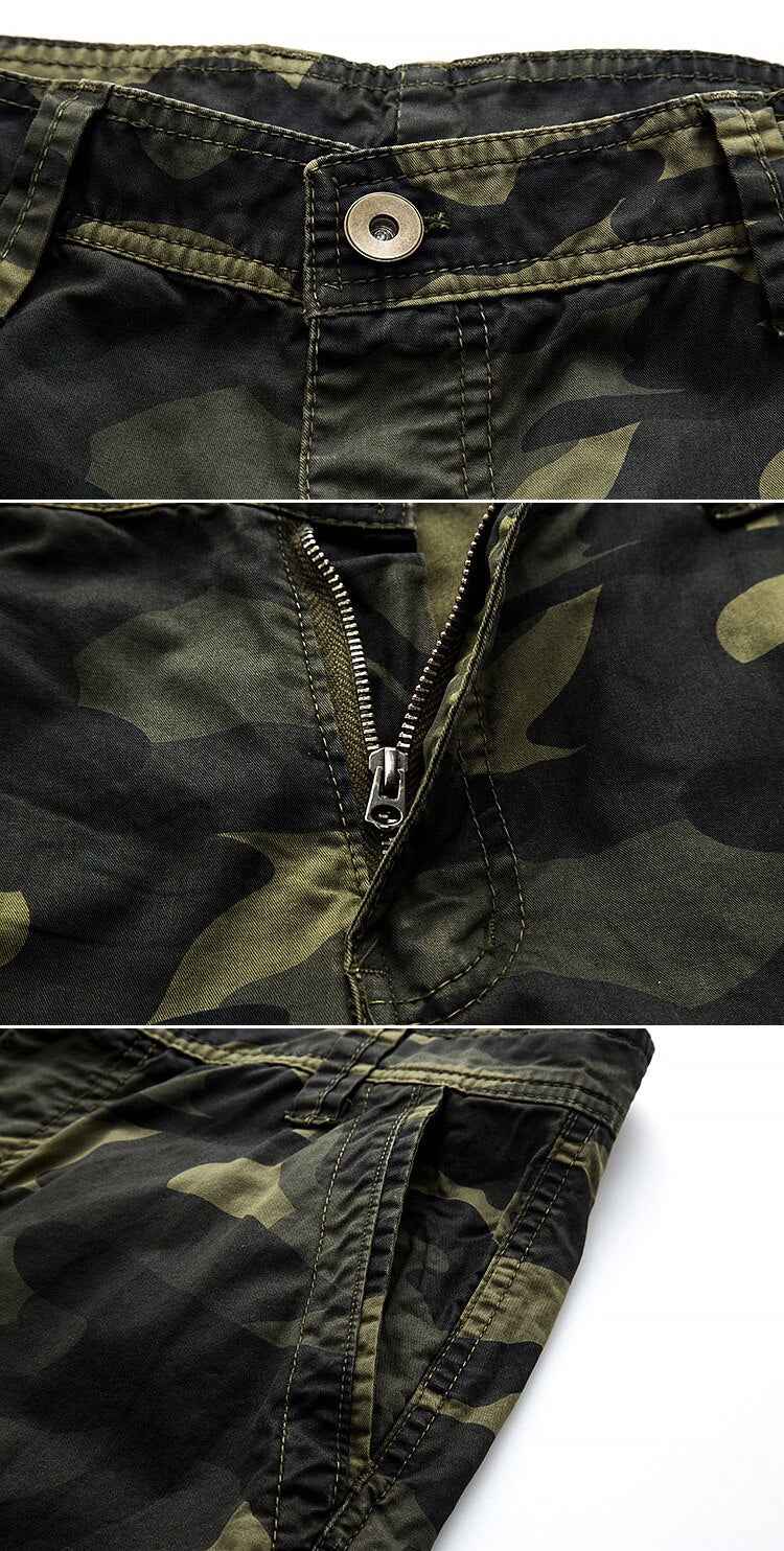 Military Camouflage Vector Shorts