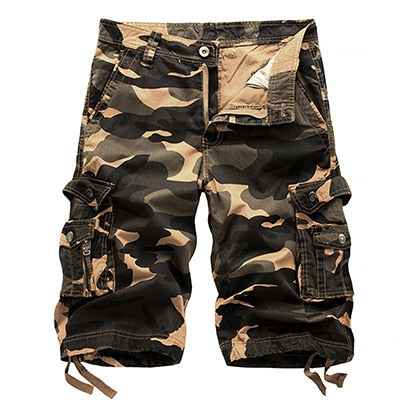 Military Camouflage Vector Shorts
