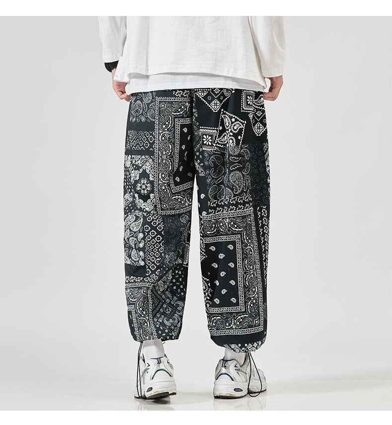 Paisley Bandana Pattern Pants