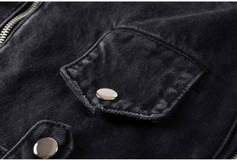 Multi Zippers And Buckles Jacket