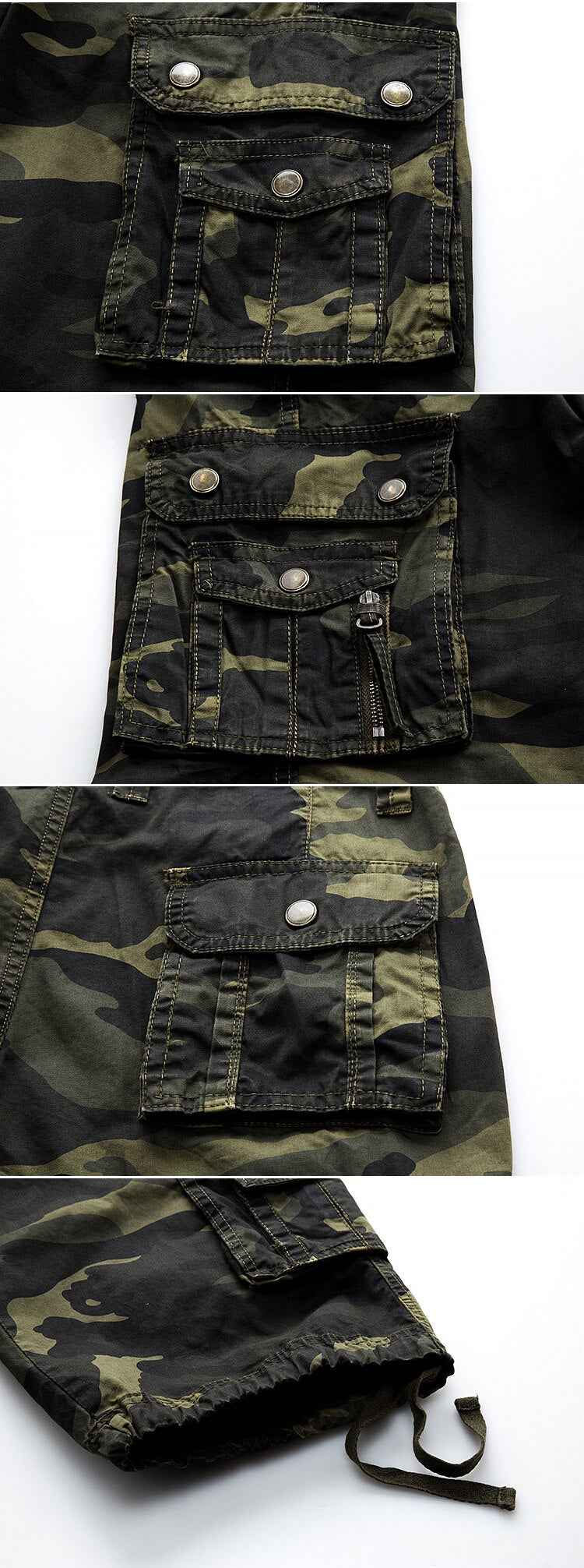 Military Camouflage Vector Shorts