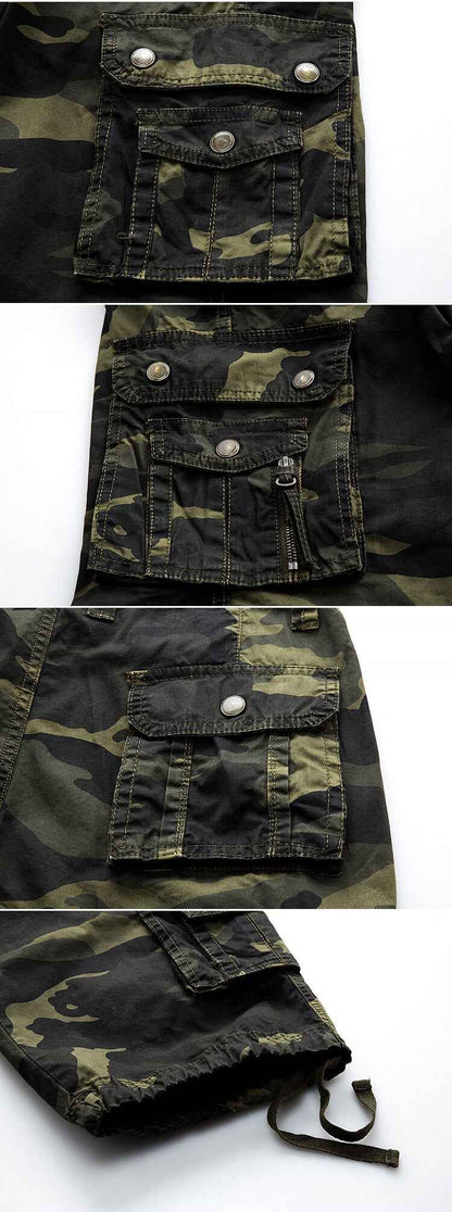 Military Camouflage Vector Shorts