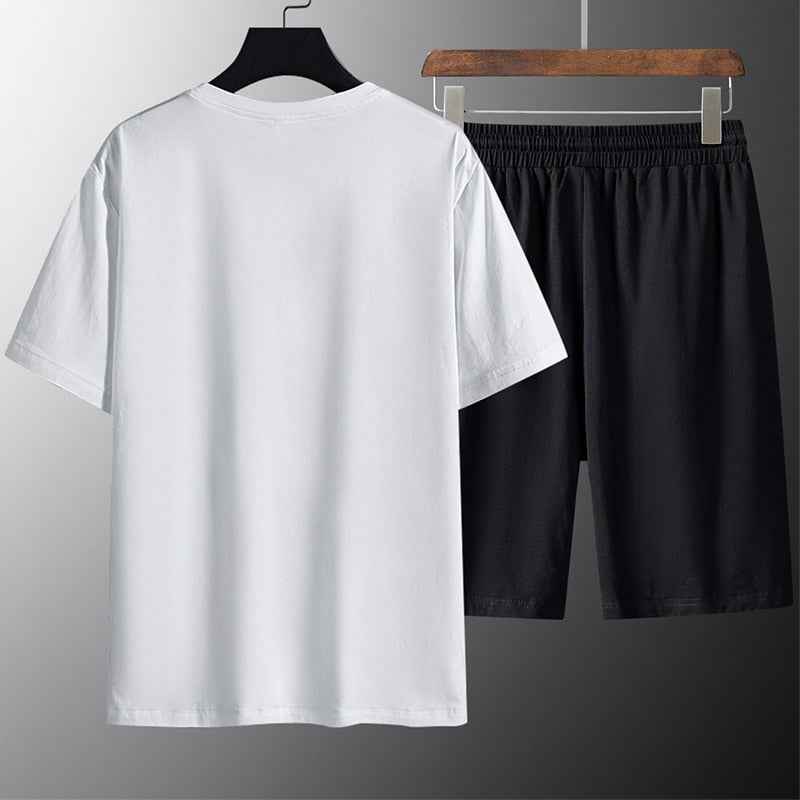 Two Pockets Loose T-Shirt + Shorts Set