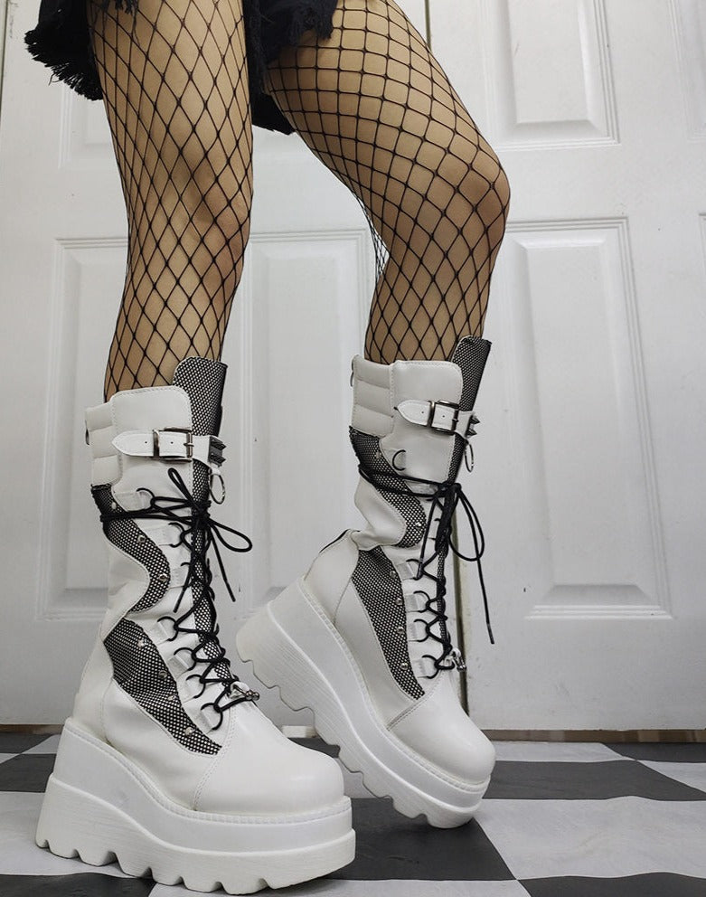 JUNO Knee-High Boots - Sneakernational