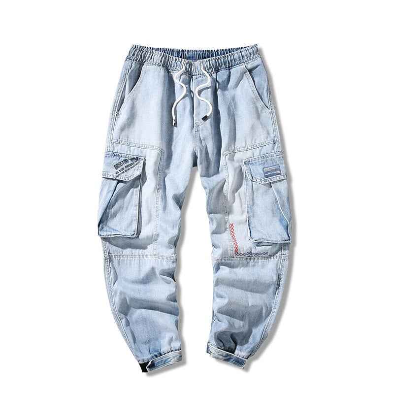 Glacier Blue Color With Side Pockets Pants