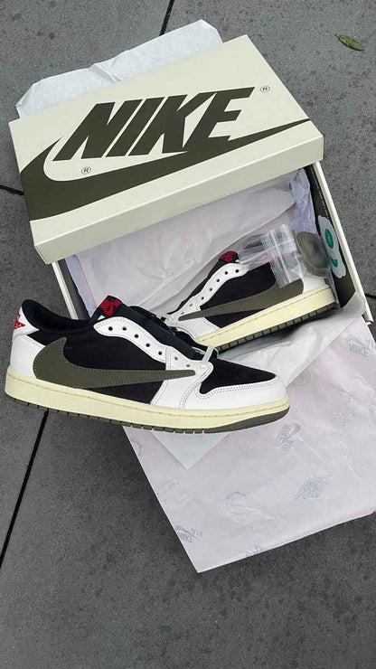 Custom Travis Scott x Fragment x Air Jordan 1 Low DZ4137 106