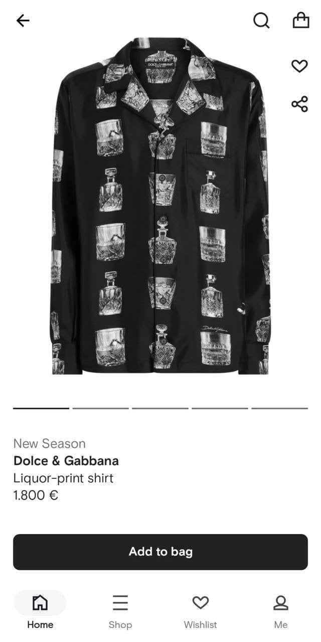 D&G Streetwear Luxury Shirt